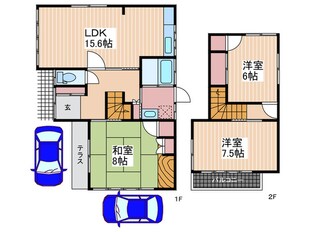 あさひが丘6丁目戸建の物件間取画像